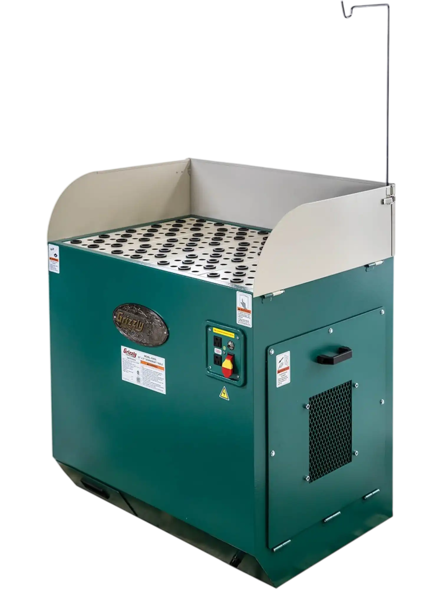 Grizzly H2935 Wood Downdraft Table 23