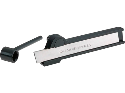 Grizzly H2972 Metal Lathe Tool Holder Cut Off Holder w/ Blade 5