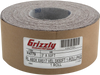 Grizzly H4779 - 3" x 50' A/O Sanding Roll 80 Grit, H&L