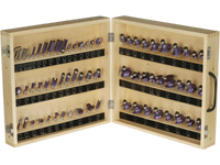Grizzly H5542 - Super 66 Pc. Router Bit Set, 1/4