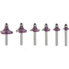 Grizzly H5543 - Deluxe Roundover 6 Pc. Set, 1/4" Shank