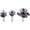 Grizzly H5551 - Panel Bit 3 Pc. Set w/ Undercutter, 1/2" Shank