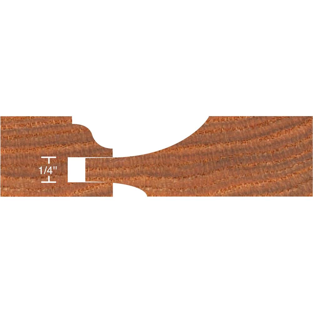Grizzly H5551 - Panel Bit 3 Pc. Set w/ Undercutter, 1/2" Shank