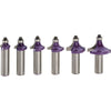 Grizzly H5572 - Roundover 6 Pc. Set, 1/2" Shank