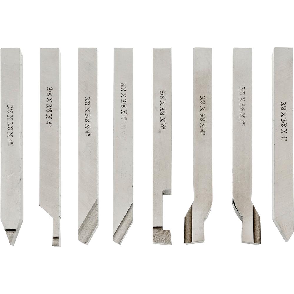 Grizzly H5687 - 8 pc. Ground HSS Tool Bit Set 3/8"
