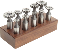 Grizzly H5865 - 10 pc. Woodruff Key Cutter Set