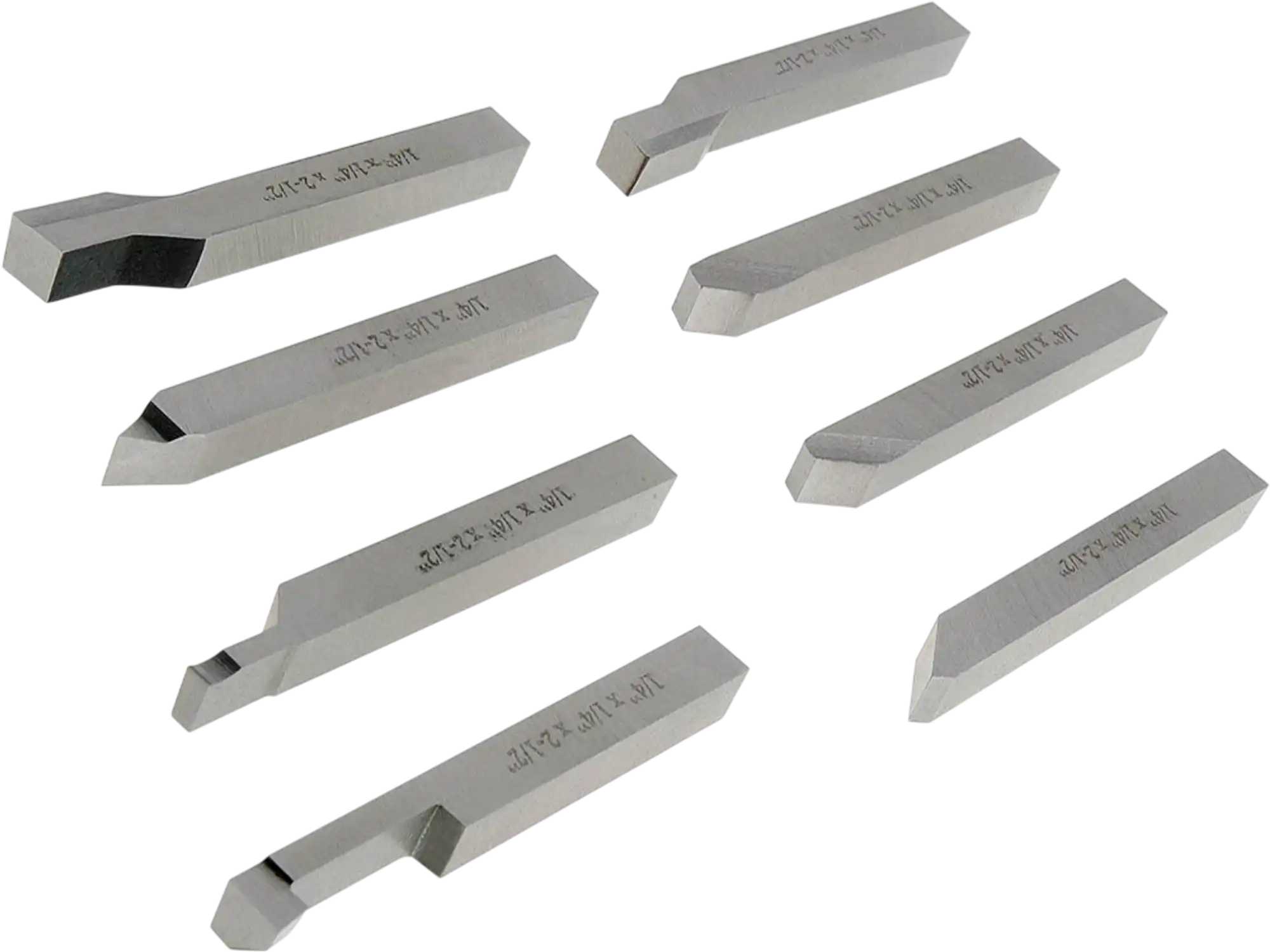 Grizzly H5870 Tool Bits 8 pc HSS 1/4