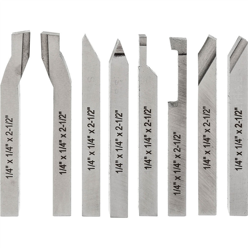 Grizzly H5870 - 8 pc. HSS 1/4" Mini Tool Set