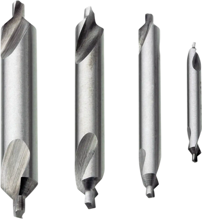 Grizzly H5931 Drill Bits 4 pc Center Drill Set 82 New