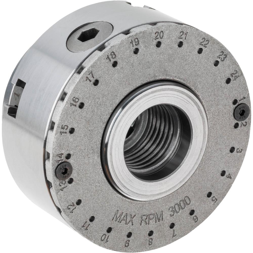 Grizzly H6267 - 4 Jaw Wood Chuck 1-1/4" x 8 TPI