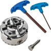 Grizzly H6267 - 4 Jaw Wood Chuck 1-1/4" x 8 TPI