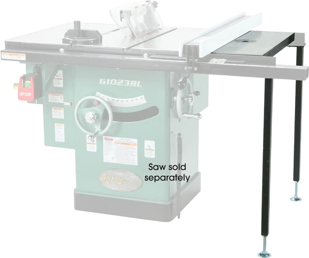 Grizzly H7507 - 18" x 27" Router Extension Table for Table Saw