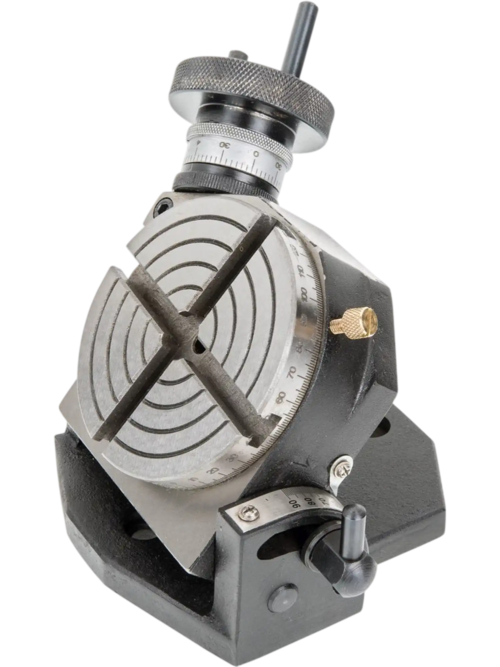 Grizzly H7578 - 4" Rotary Table With Tilting Base