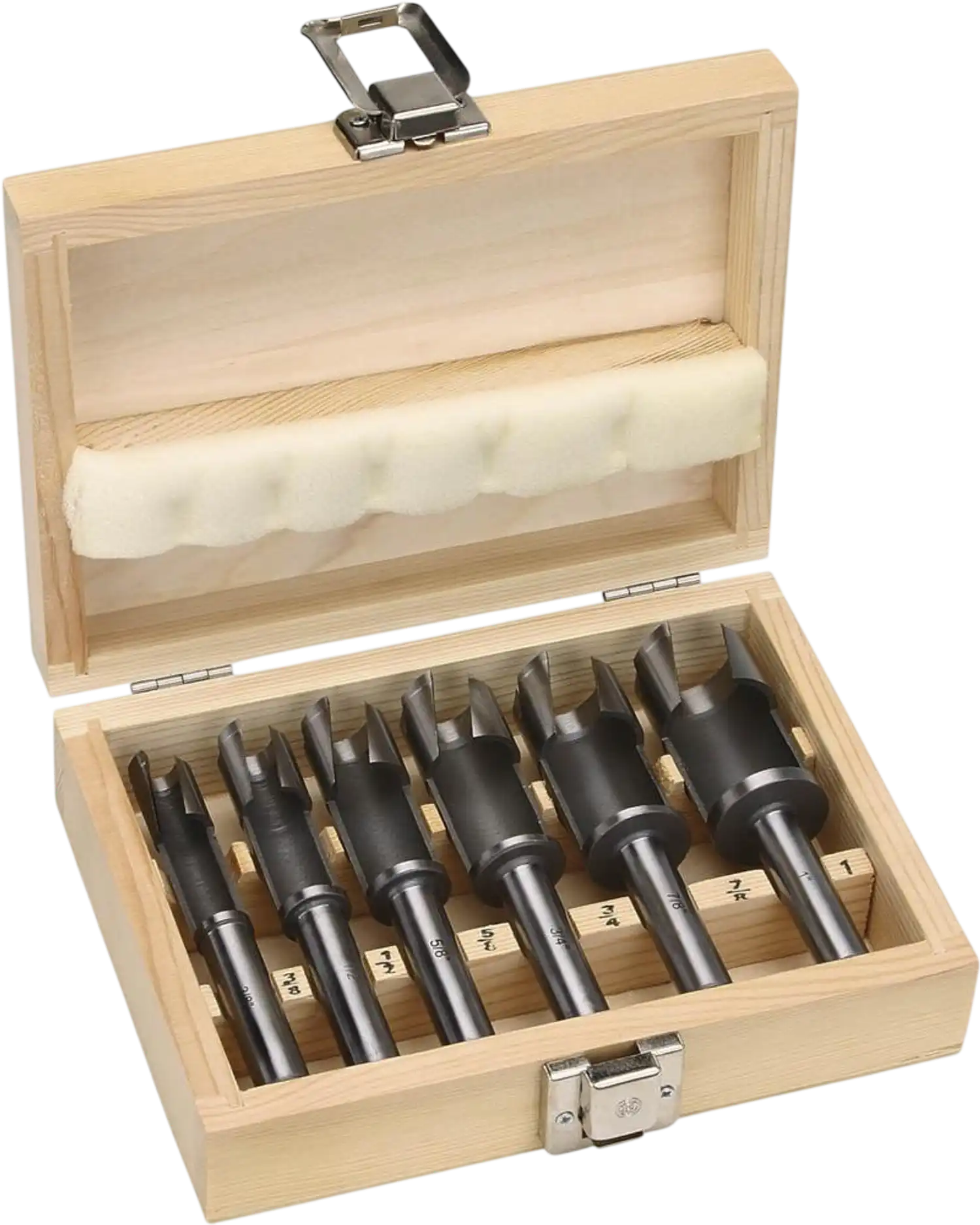 Grizzly H7693 Plug & Tenon Cutters Deep Plug Cutter 6 Pc Set New