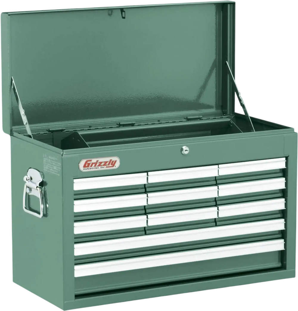 Grizzly H7733 - 11-Drawer Tool Chest, 12" Deep