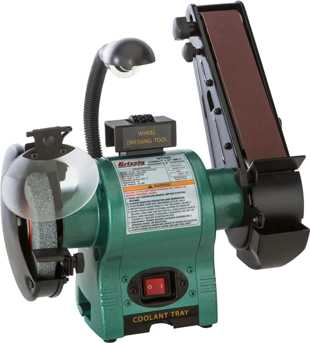 Grizzly H7760 - Combo Belt Sander/Grinder
