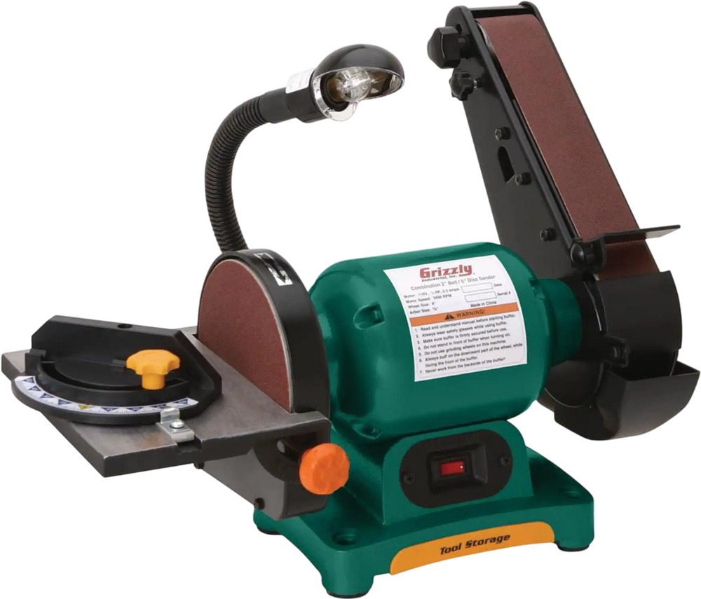 Grizzly H7761 - 2" x 27" Belt/6" Disc Combo Sander