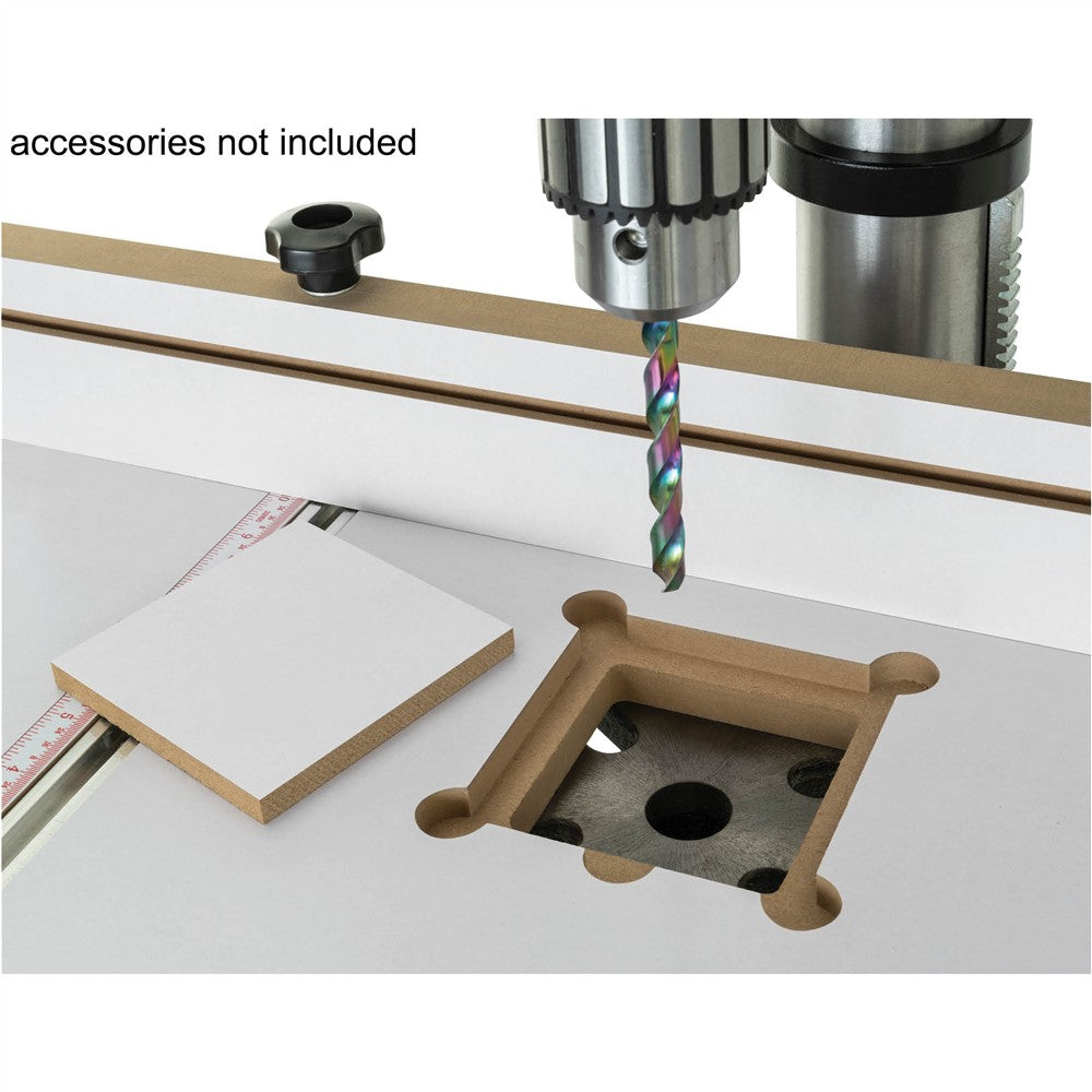 Grizzly H7827 - Universal Drill Press Table with 3" Fence