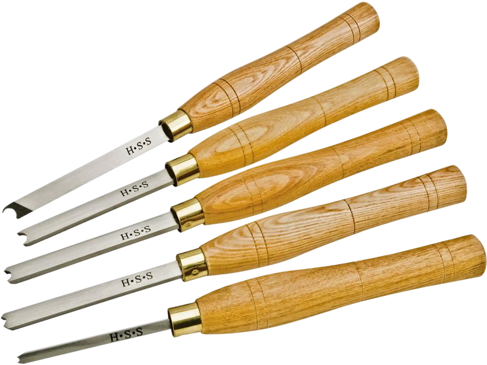Grizzly H7941 - HSS Lathe Chisels, 5 pc. Set
