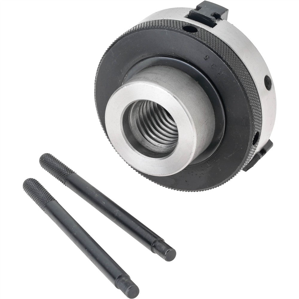 Grizzly H8034 - 3" 3-Jaw Wood Chuck - 1" x 8 TPI