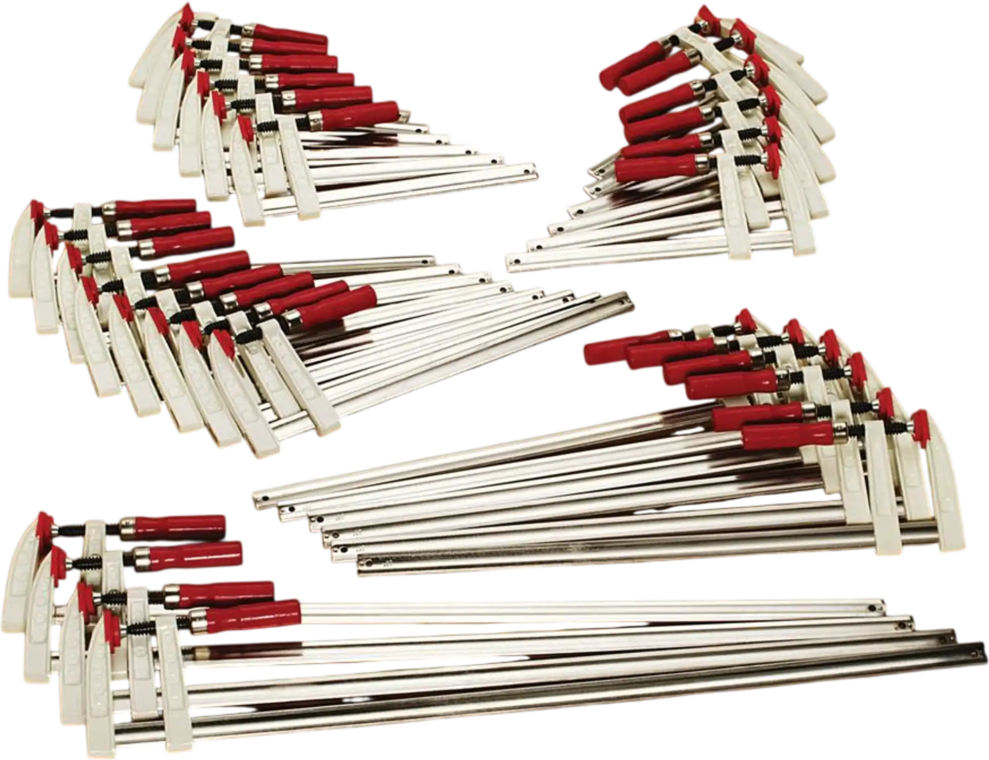 Shop Fox H8444 Clamp Set 30 Pc Heavy Duty F-Clamp Kit New
