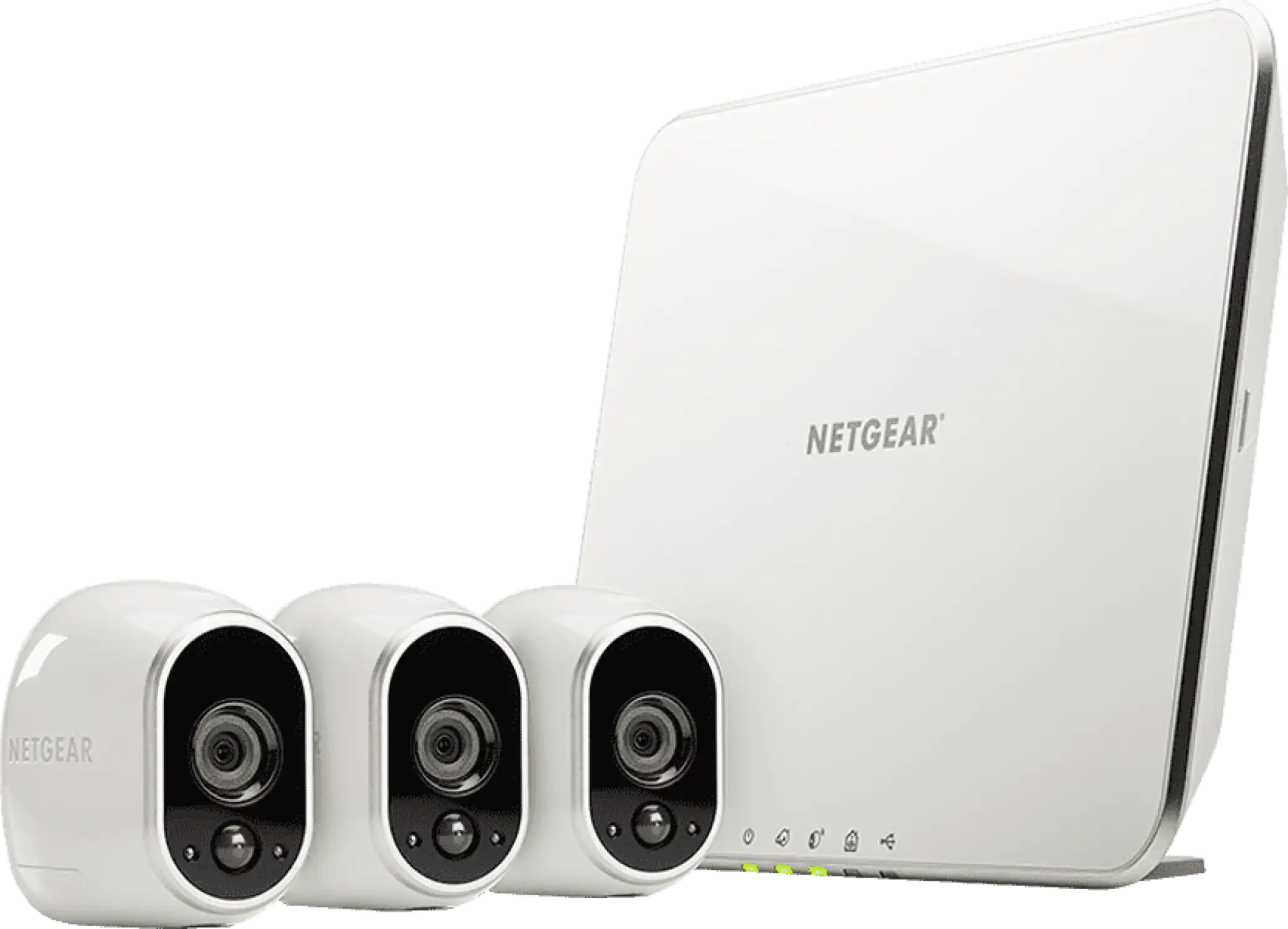 Arlo VMS3330 Video Server with 3 Outdoor cameras Night Vision 2.4 GHz Wireless New