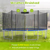 High-elastic PP replacement jumping mat for 12 ft trampoline, weather-resistant with durable stitching for safe jumping.
