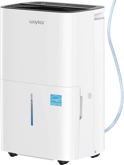 Waykar Dehumidifier 150 Pints with Pump 2.38 Gal. Tank Fixed Vent Energy Star New