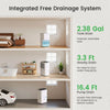 Waykar Dehumidifier 150 Pints with Pump 2.38 Gal. Tank Fixed Vent Energy Star New
