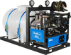 4000 PSI 4 GPM KOHLER E-Start Engine Hot Water Pressure Washer Skid Mounted with 245 Gal Tank,  HPW40KBT