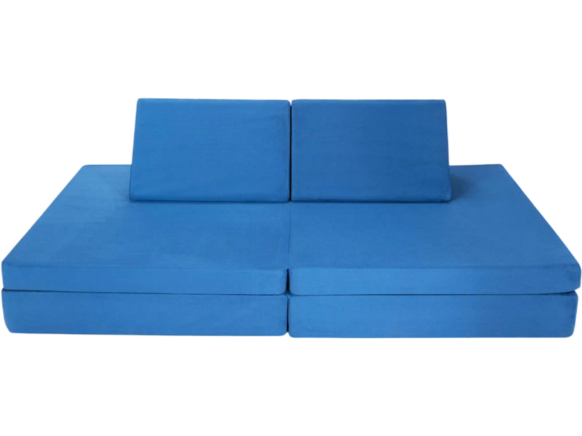 Costway Modular Kids Play Couch Sofa Set Folding Mats Triangular Pillows 39418607 New
