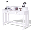 Home Office Writing Desk with 4 drawers and floating organizer, designed for a tidy and efficient workspace.