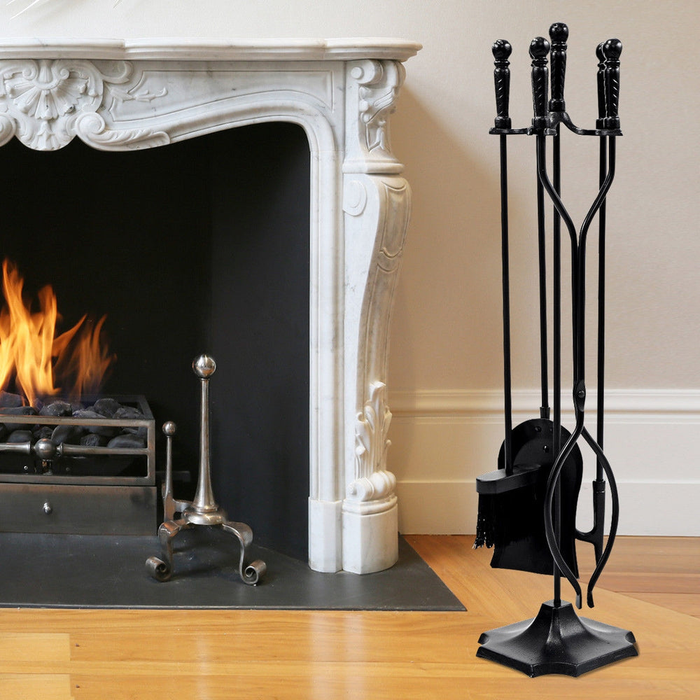 31 Inch 5 Pieces Hearth Fireplace Fire Tools Set - Gallery View 1 of 12