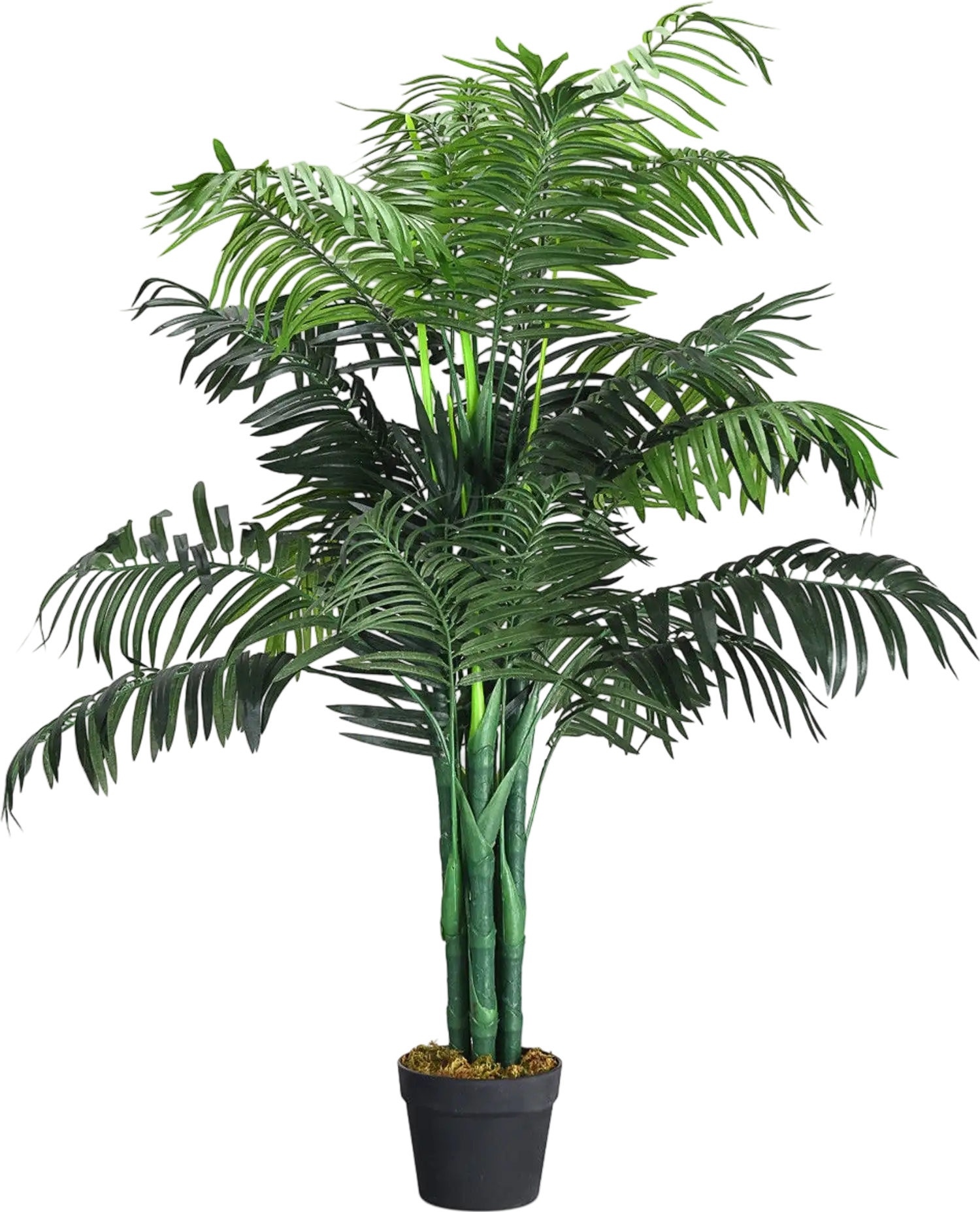 Costway 3.5' Artificial Areca Palm Silk Tree with Basket 30547982 New