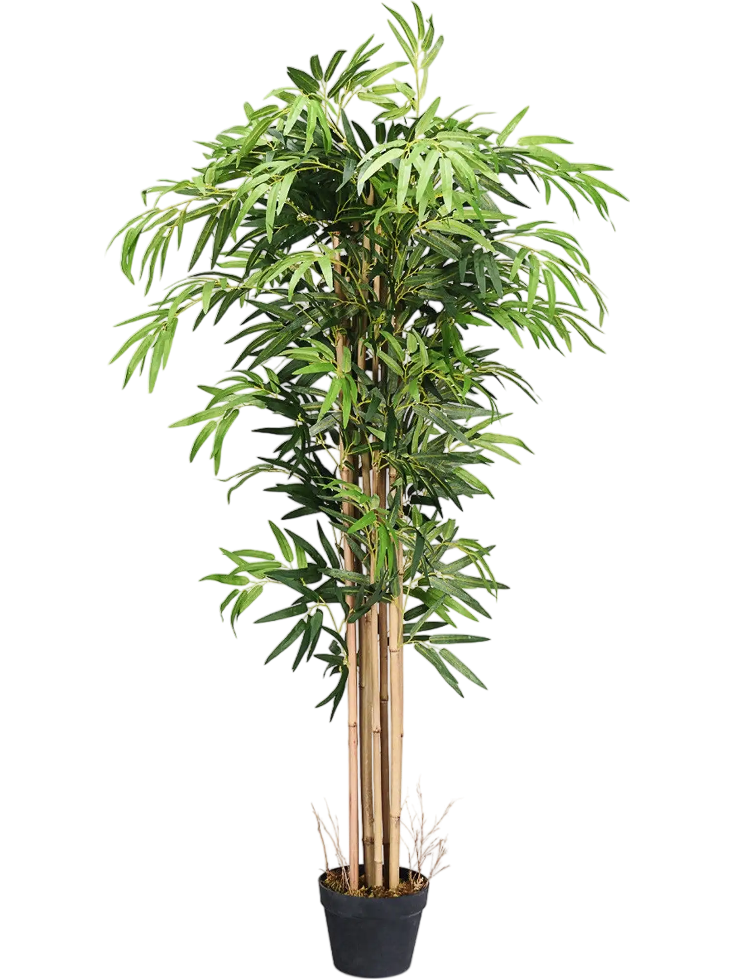 Costway 5' Artificial Bamboo Silk Tree Indoor/Outdoor Decorative Planter 94170582 New