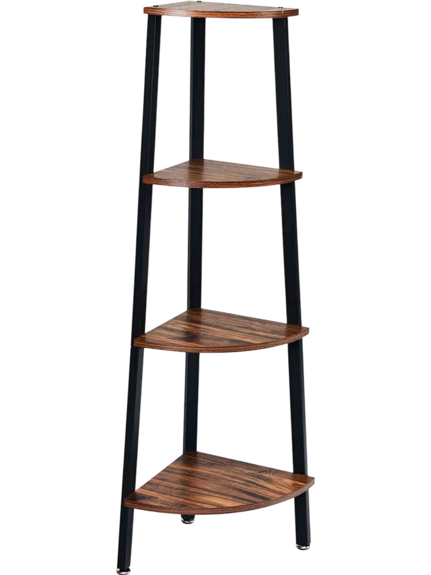 Costway 4-Tier Multipurpose Corner Shelf Bookcase 62185439 New