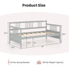 Costway Twin Size Daybed Frame with Wooden Slats Support New