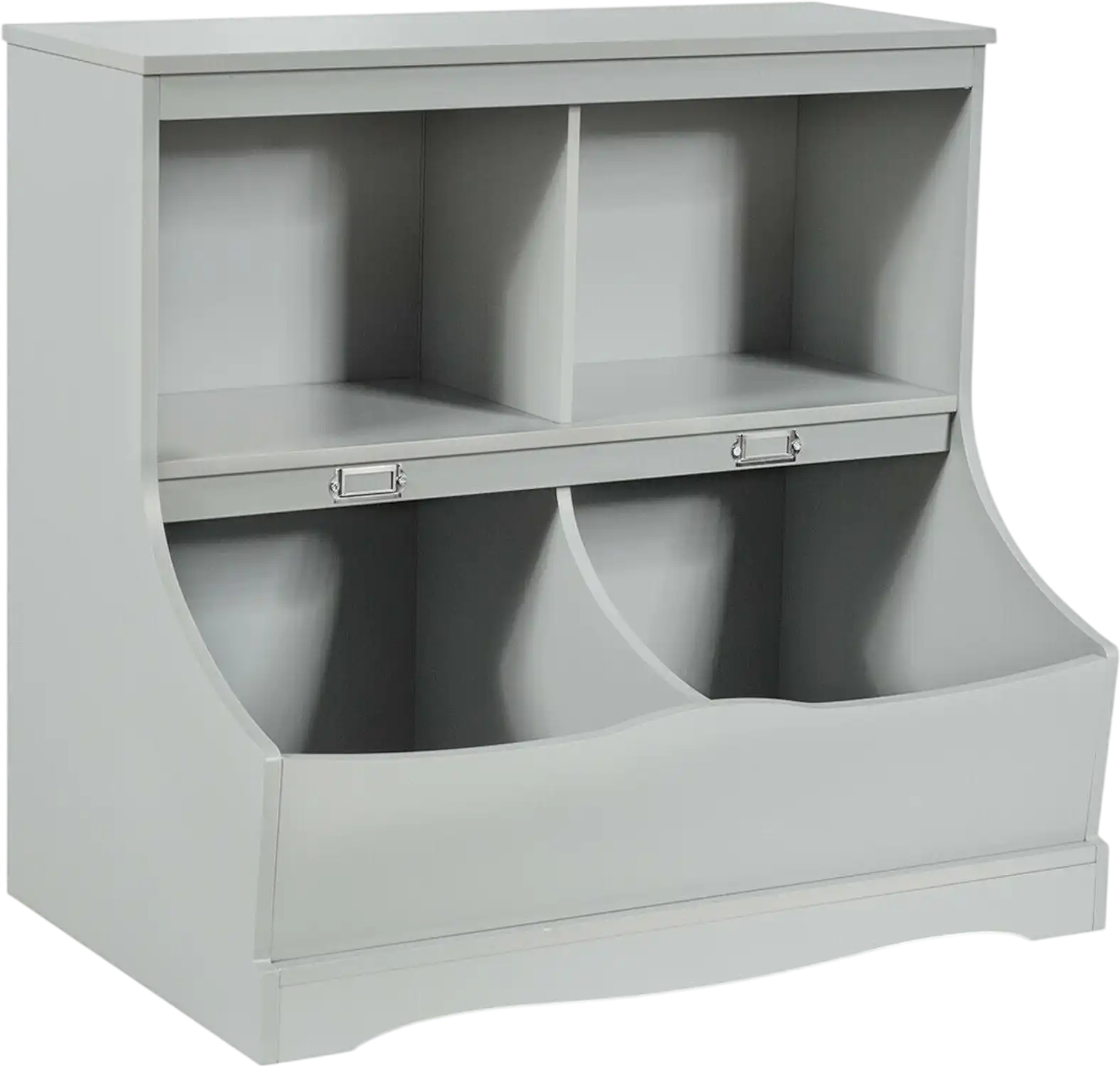 Costway Kids 3-Tier Bookcase Storage Organizer 54387629 New