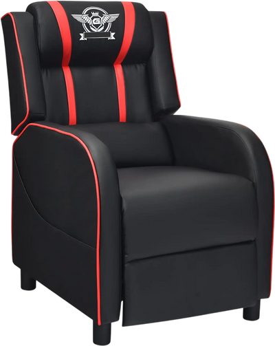 Costway Massage Gaming Recliner Chair w/ Footrest 85439127 New