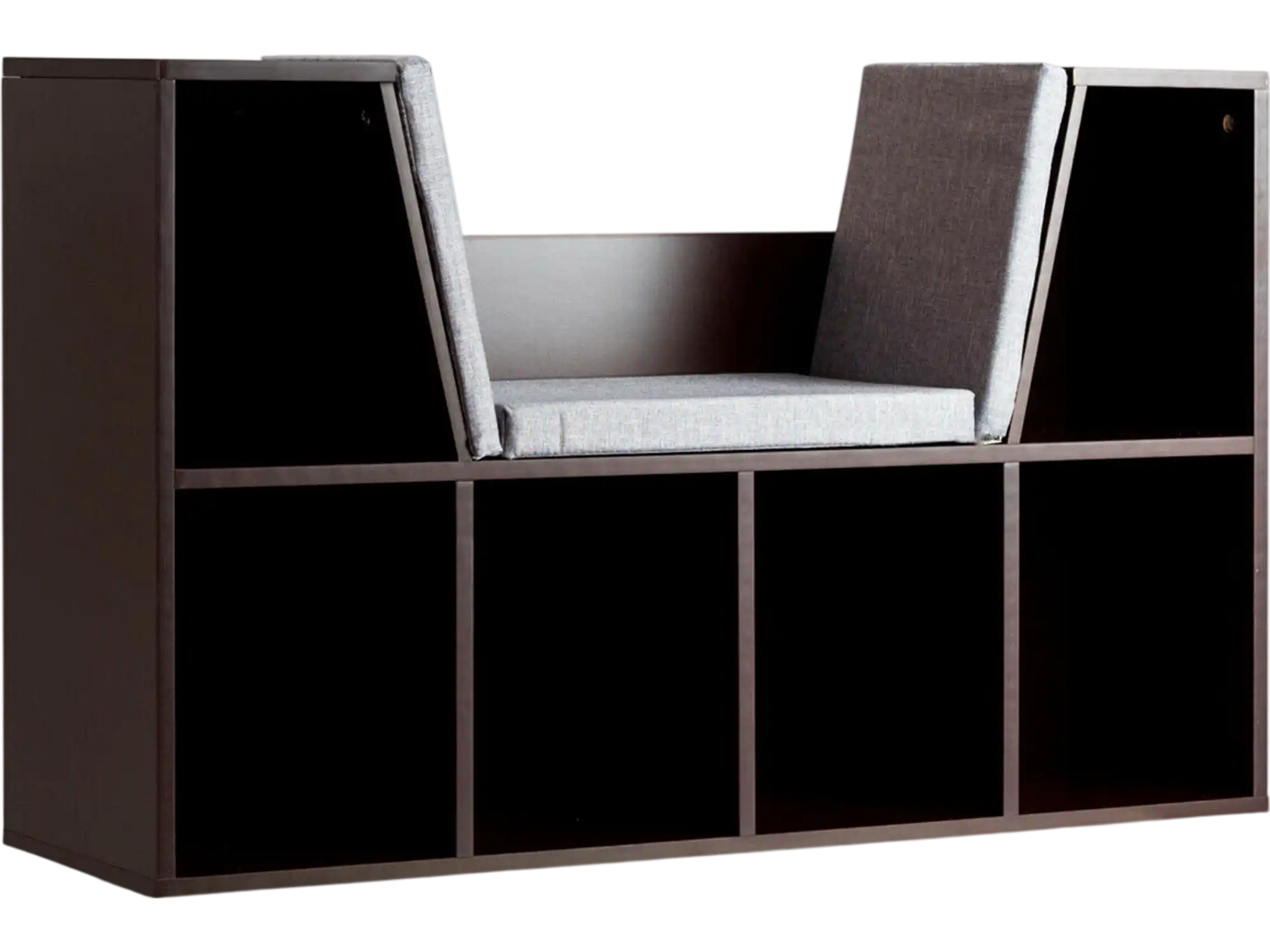Costway 6-Cubby Kid Storage Bookcase Reading Nook 59123086 New