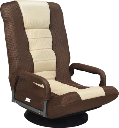 Costway Foldable 360-Degree Swivel Gaming Floor Chair Adjustable Backrest 46185279 New