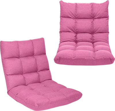 Costway 14-Position Adjustable Folding Lazy Gaming Floor Chair 56013942 New