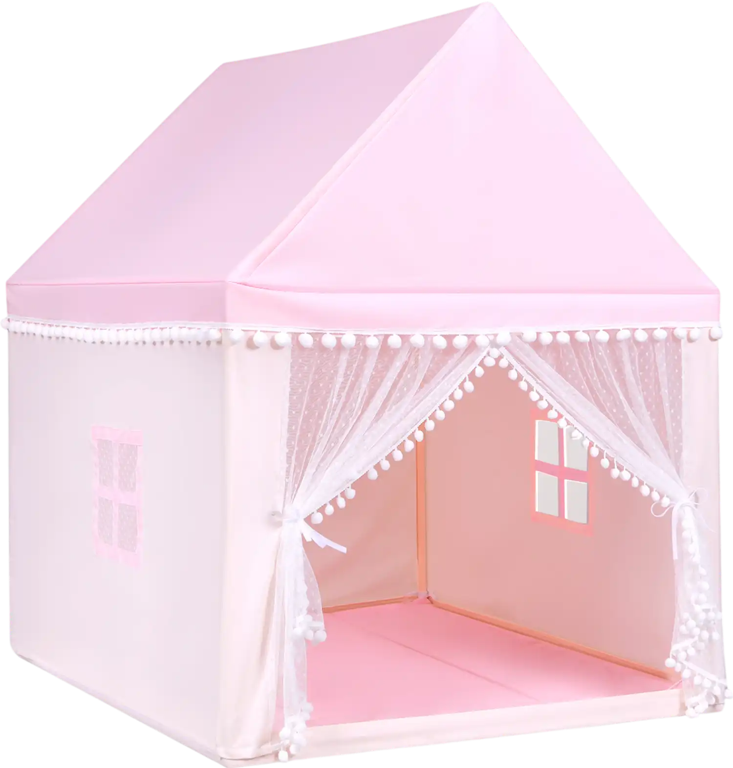 Costway Kids Play Tent Playhouse Castle w/ Mat 17803924 New