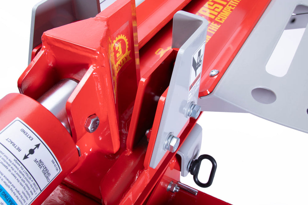 HyperSplit 32-Ton Log Splitter - detail view (cradle/structure)