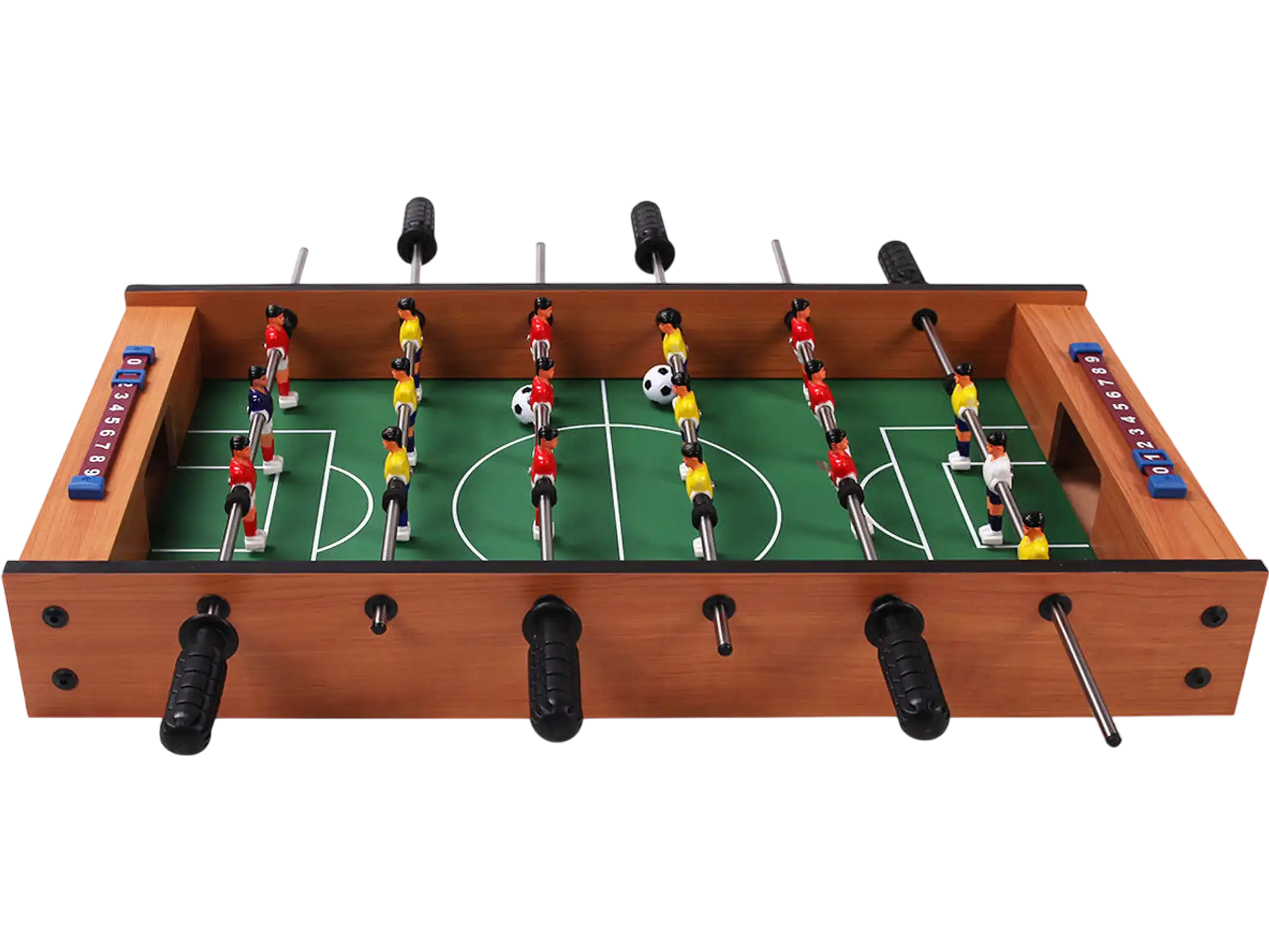 Costway 2-in-1 Indoor/Outdoor Air Hockey Foosball Game Table 83602597 New