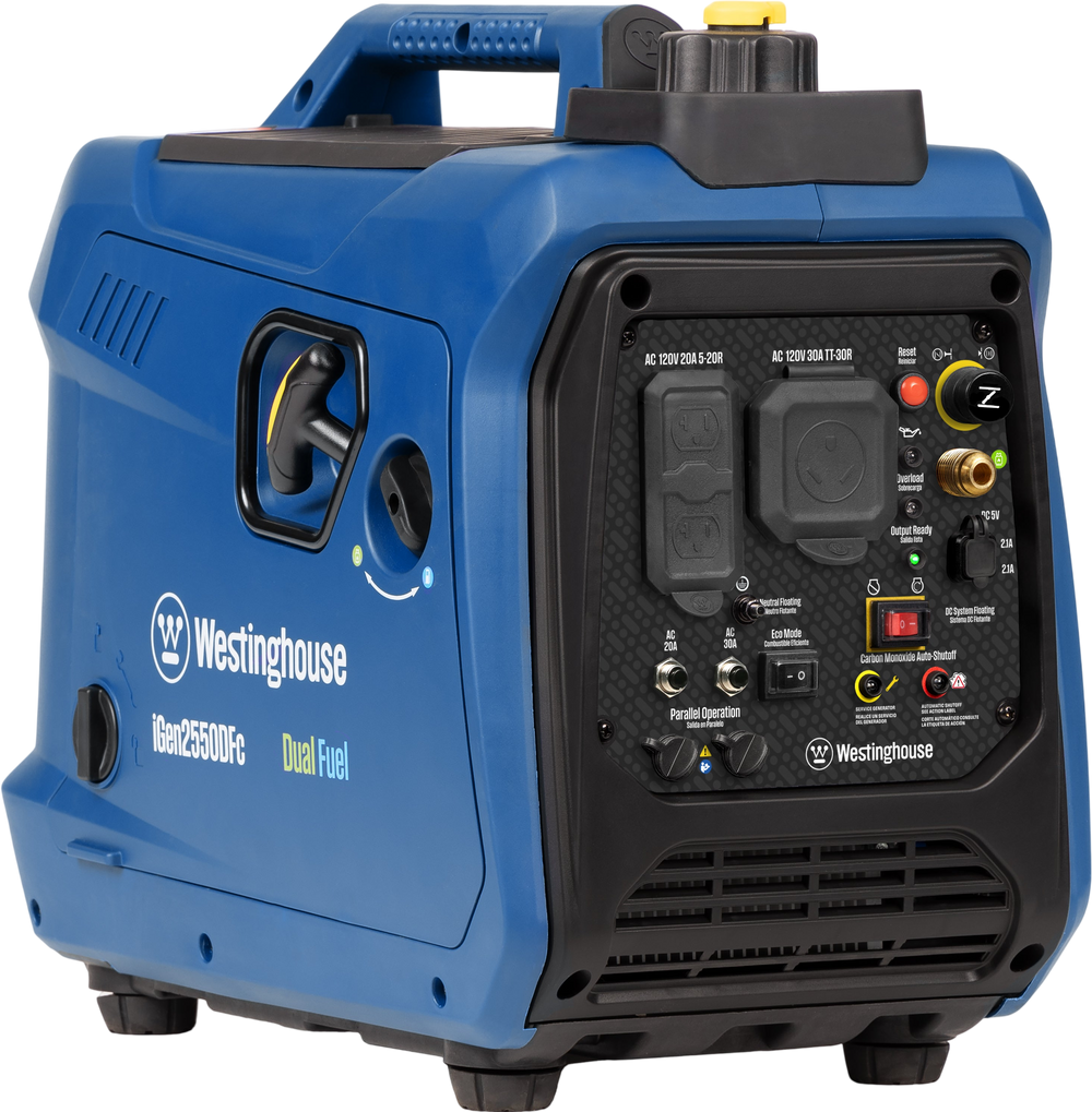 iGen2550DFc Inverter Generator - Dual Fuel with CO Sensor