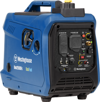 Westinghouse iGen2550DFc Inverter Generator 1900/2550W Dual Fuel Gas Propane 30A Low THD CO Sensor New