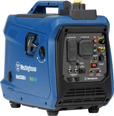 Westinghouse iGen2550DFc Inverter Generator 1900/2550W Dual Fuel Gas Propane 30A Low THD CO Sensor New