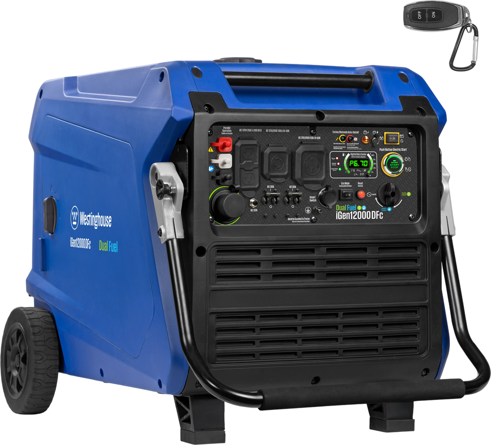 iGen12000DFc Inverter Generator - Dual Fuel with CO Sensor
