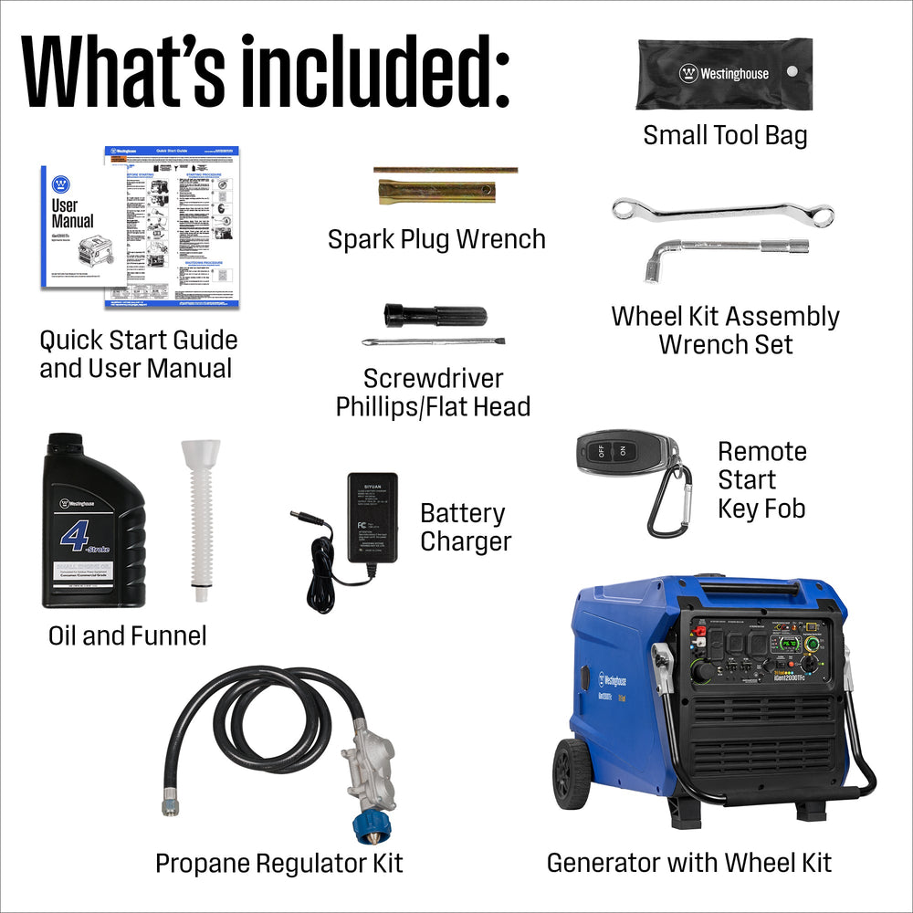 iGen12000TFc Inverter Generator - Tri-Fuel with CO Sensor
